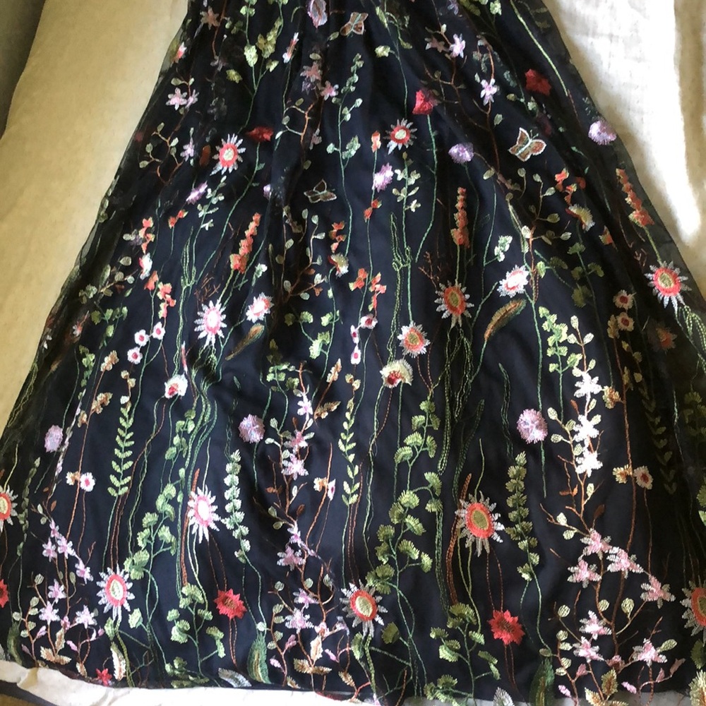 Morgan & Co floral gown size 1 - Picture 6 of 15